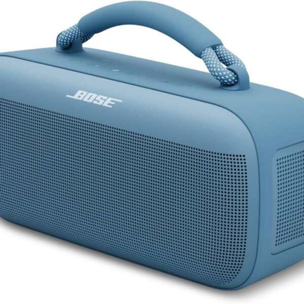 Bose SoundLink Max Portable Speaker, Large Waterproof Bluetooth Portable Sound Speaker, Up to 20 Hours of Battery Life, USB-C, Built-In 3.5 mm AUX Input, Blue Dusk