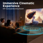 2.0-channel Soundbar for TV, 32 Inch Divisible 2-in-1 Sound bar, Soundbar Bluetooth 5.3 with 3 EQ Modes and 3D Surround Sound, TV Speaker Soundbars with ARC/Optical/Aux, Black - Image 4