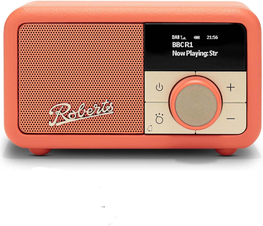 Roberts Revival PETITE2 FM/DAB/DAB+ Digital Radio with Bluetooth, Pop Orange