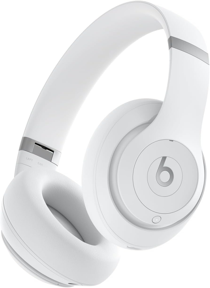 Beats Studio Pro –Bluetooth Noise Cancelling Headphones – Personalised Spatial Audio, Apple & Android Compatibility, Up to 40 Hours of Battery Life - Matte White