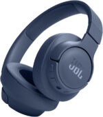 JBL Tune 720 BT Wireless Over-Ear Headphones with JBL Pure Bass Sound, Bluetooth 5.3, Hands-Free Calls, Audio Cable and 76-Hour Battery Life, Purple - Image 2