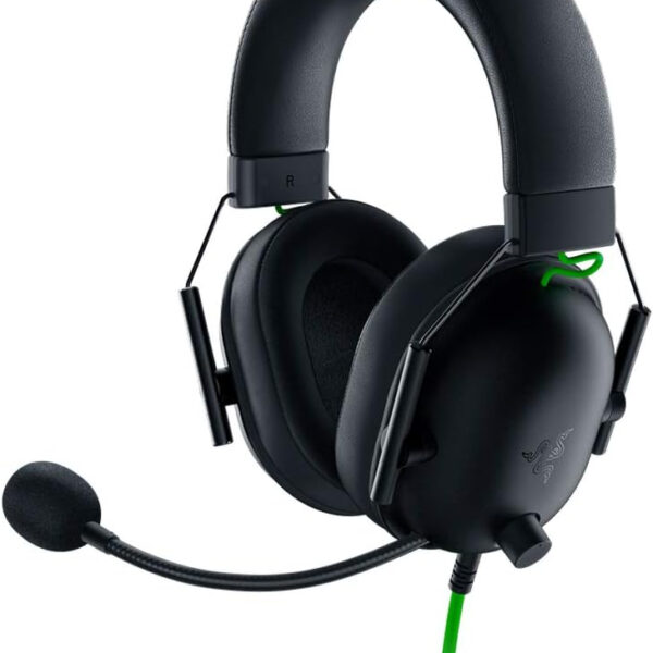 Razer BlackShark V2 X Wired Gaming On Ear Headset - Black|7.1 Surround Sound-50mm Drivers-Memory Foam Cushion-for PC,PS4,PS5,Switch,Xbox One,Xbox Series X|S,Mobile-3.5mm Audio Jack-RZ04-03240100-R3M1
