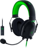Razer BlackShark V2 X - Multi-Platform Wired Esports Headset (Triforce 50 mm Drivers, Advanced Passive Noise Cancellation, 7.1 Surround Sound, Hyperclear Cardioid Mic) Green - Image 2