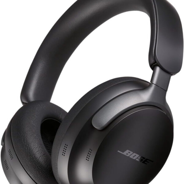 Bose QuietComfort Ultra Bluetooth Wireless Noise Cancelling Headphones for music with Spatial Audio, Over-the-Ear Headphones with Mic, Up to 24 Hours of Battery Life, Black