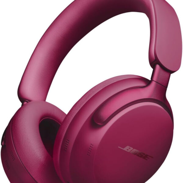 Bose QuietComfort Ultra Bluetooth Wireless Noise Cancelling Headphones for music with Spatial Audio, Over-the-Ear Headphones with Mic, Up to 24 Hours of Battery Life, Deep Plum - Limited Edition