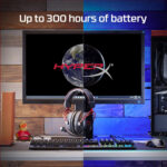 HyperX Cloud Alpha Wireless - Gaming Headset for PC, 300-hour battery life, DTS Headphone:X Spatial Audio, Memory foam, Dual Chamber Drivers, Noise-cancelling mic, Durable aluminium frame - Image 2