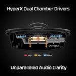 HyperX Cloud Alpha Wireless - Gaming Headset for PC, 300-hour battery life, DTS Headphone:X Spatial Audio, Memory foam, Dual Chamber Drivers, Noise-cancelling mic, Durable aluminium frame - Image 4