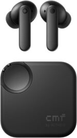 CMF by Nothing Buds 2 Wireless Earbuds with 48 dB Hybrid ANC, 55-Hour Battery Life, 11mm PMI Driver, 6 HD mics and Spatial Audio, IP55 Dust & Water Resistance - Dark Grey
