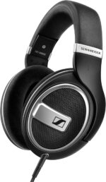 Sennheiser HD 599 SE Open-Back Wired Headphones, Premium Design, Natural Balanced Audio, Comfortable Fit for Music, Gaming, School, Work, Black