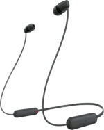Sony WI-C100 Wireless In-ear Headphones - Up to 25 hours of battery life - Water resistant - Built-in mic for phone calls - Voice Assistant compatible - Reliable Bluetooth® connection - Taupe - Image 3