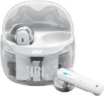 JBL Tune Beam 2, Wireless Noise Cancelling Bluetooth Earbuds with 48h Playtime, IP54 Water and Dust Resistant, Multi-Point Connection, Ergonomic Design, Closed-Back Stick Design, White - Image 5