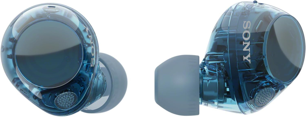 Sony WF-C710N Truly Wireless Noise Cancelling Earbuds, Lightweight Headphones, Touch Controls, Multipoint Connection, IPX4, up to 40 HR battery, Quick Charge, iOS & Android -Glass Blue