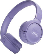 JBL Tune 520 BT Wireless On-Ear Headphones with JBL Pure Bass Sound, Bluetooth 5.3, Hands-Free Calls and 57-Hour Battery Life, Purple