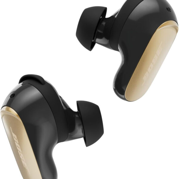 Bose New QuietComfort Ultra Bluetooth Earbuds (2nd Gen), Wireless Noise Cancelling earbuds, Up to 6 hours battery, IPX4 Rating, Immersive Audio, Deep Bass, Desert Gold - Limited Edition