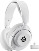 SteelSeries Arctis Nova 5 Wireless - Wireless Gaming Headset for PC - Compatible with PC, PS5, Switch & more - Mobile App Control - 60 HR Battery with Fast Charge - 2.4GHz/Bluetooth - White