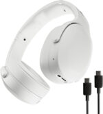 Skullcandy Crusher Evo Wireless Bluetooth Headphones with Multi-Sensory Bass and Charging Cable, Noise Isolating Over-Ear Fit, Up to 40 Hours Battery, Microphone for iPhone Android - Chill Grey - Image 3
