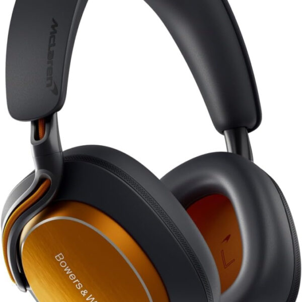 Bowers & Wilkins Px8 S2 McLaren Edition Noise Cancelling Wireless Headphones with Bluetooth Audio, & Quick Charge, 30 Hours of High-Resolution Playback and Built-In Microphone