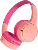Belkin SoundForm Mini Kids Wireless Headphones with Built-In Microphone, 30H of Playback Time, & Fun Stickers - Over-Ear Headsets for Online Learning, School, Travel, iPhone, iPad, Galaxy - Blue - Image 2
