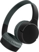 Belkin SoundForm Mini Kids Wireless Headphones with Built-In Microphone, 30H of Playback Time, & Fun Stickers - Over-Ear Headsets for Online Learning, School, Travel, iPhone, iPad, Galaxy - White - Image 4