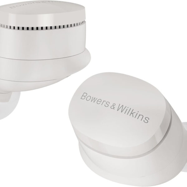 Bowers & Wilkins Pi6 True Wireless Noise Cancelling Earbuds with Bluetooth aptX, 24-bit Wireless Connection, and 6 Built-in Microphones – Cloud Grey