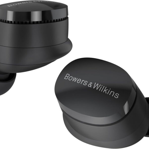 Bowers & Wilkins Pi6 True Wireless Noise Cancelling Earbuds with Bluetooth aptX, 24-bit Wireless Connection, and 6 Built-in Microphones – Storm Grey