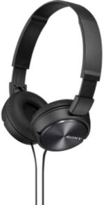 Sony MDR-ZX310 On-Ear Overhead Wired Headphones, Swivel Fold, 3.5mm Headphone Jack - Metallic White - Image 2