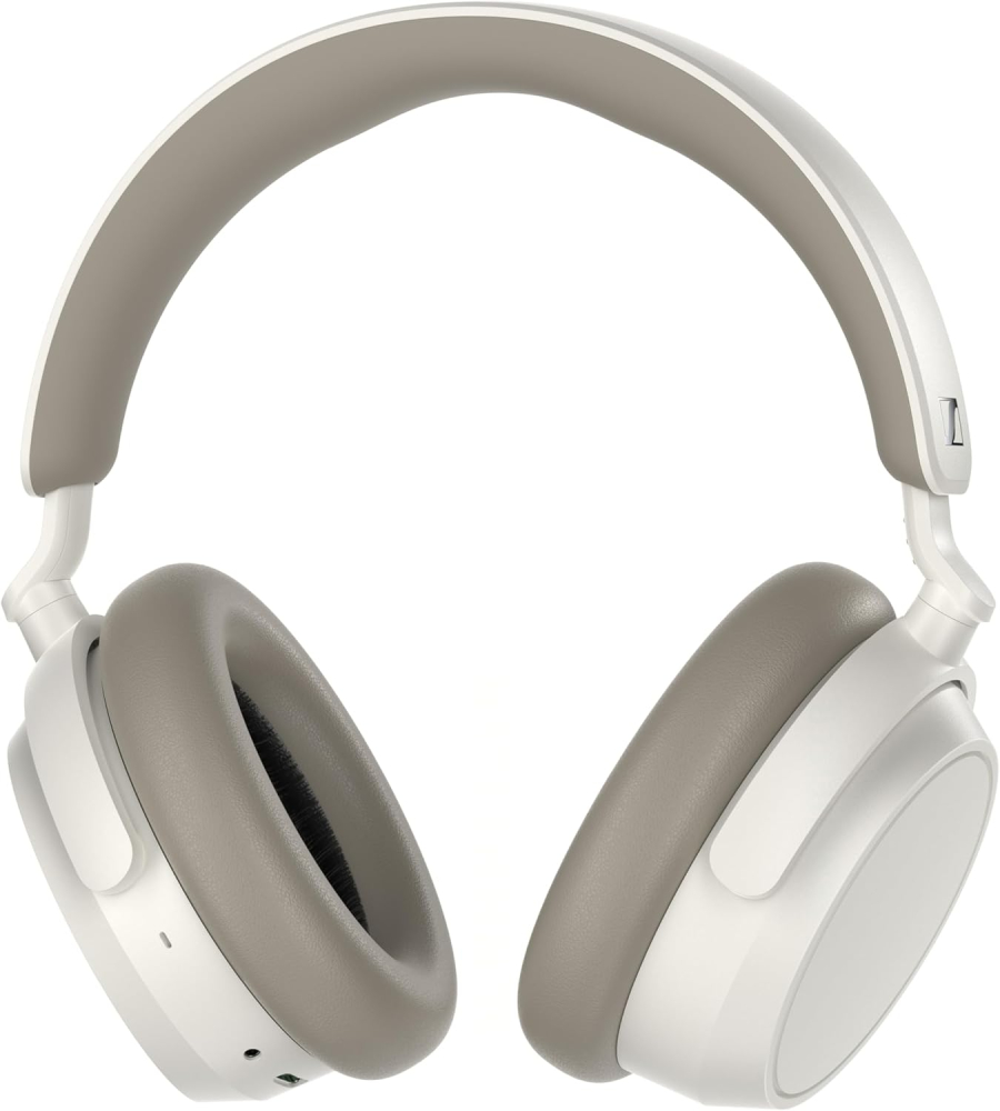 Sennheiser ACCENTUM Plus Wireless Bluetooth Headphones Noise Cancelling - Quick-Charge Feature, Up To 50HR Playtime, Adaptive Hybrid ANC, Over Ear Headphones for Traveling, School, White