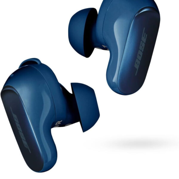 Bose QuietComfort Ultra Wireless Noise Cancelling In-Ear Earbuds, Bluetooth Noise Cancelling Earbuds with Spatial Audio and World-Class Noise Cancellation, Lunar Blue - Limited Edition