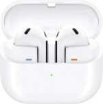 Samsung Galaxy Buds3 White with Galaxy AI, Wireless Earbuds, Noise Cancelling, Bluetooth, 360 Audio, 2 Year Extended Warranty (UK Version)