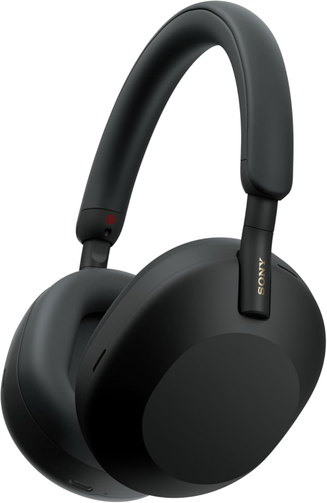 Sony WH-1000XM5SA Special Edition Soft Case Premium Noise Cancelling Wireless Over-Ear Headphones, Bluetooth, Clear Call Quality, Hi-Res Audio, Up to 30hr Battery Life, iOS & Android - Black