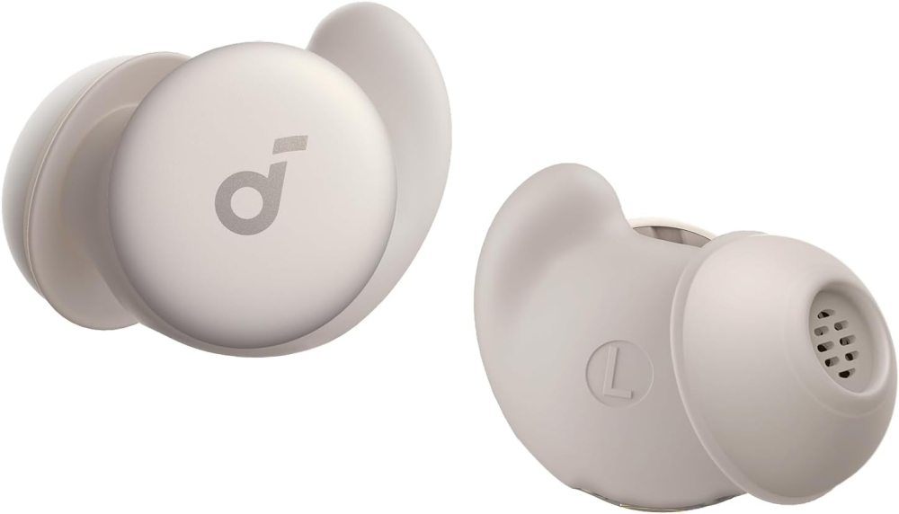 soundcore Sleep A20 by Anker Sleep Earbuds, Noise Blocking Sleep Headphones, Small Design for Side Sleepers, 80H Playtime, Stream Content via Bluetooth 5.3, Personal Alarm