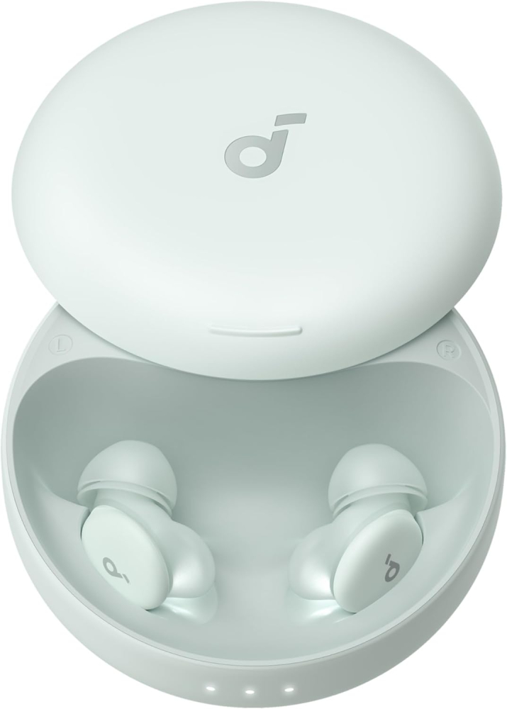 soundcore Sleep A30 by Anker, Ultra‑Comfortable Earbuds for Side Sleepers, Dedicated App, Sleep Monitoring, Soothing Sound Masking Technology for All‑Night Rest