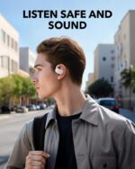 soundcore V20i by Anker Open-Ear Headphones, Adjustable Ear Hooks, Ultra-Comfort, Snug Fit, Powerful Sound, Clear Calls, IP55, LED Lights, 36H Playtime, Bluetooth 5.4 Earbuds, Multipoint Connection - Image 4