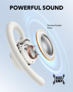 soundcore V20i by Anker Open-Ear Headphones, Adjustable Ear Hooks, Ultra-Comfort, Snug Fit, Powerful Sound, Clear Calls, IP55, LED Lights, 36H Playtime, Bluetooth 5.4 Earbuds, Multipoint Connection - Image 5