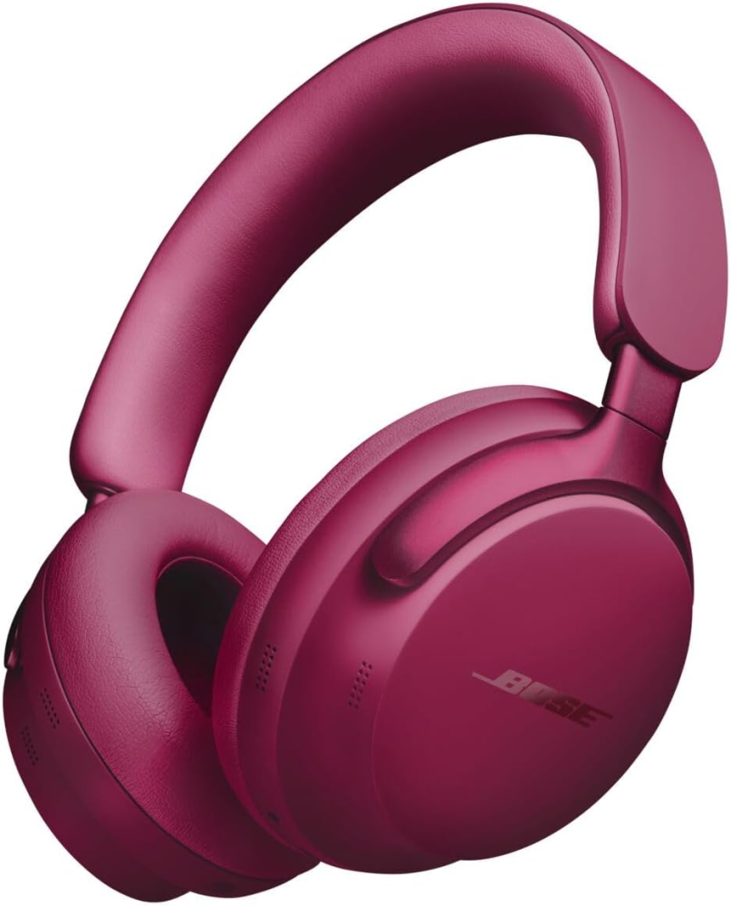 Bose QuietComfort Ultra Bluetooth Wireless Noise Cancelling Headphones for music with Spatial Audio, Over-the-Ear Headphones with Mic, Up to 24 Hours of Battery Life, Deep Plum - Limited Edition