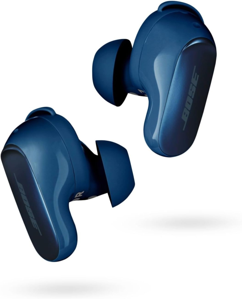 Bose QuietComfort Ultra Wireless Noise Cancelling In-Ear Earbuds, Bluetooth Noise Cancelling Earbuds with Spatial Audio and World-Class Noise Cancellation, Lunar Blue - Limited Edition