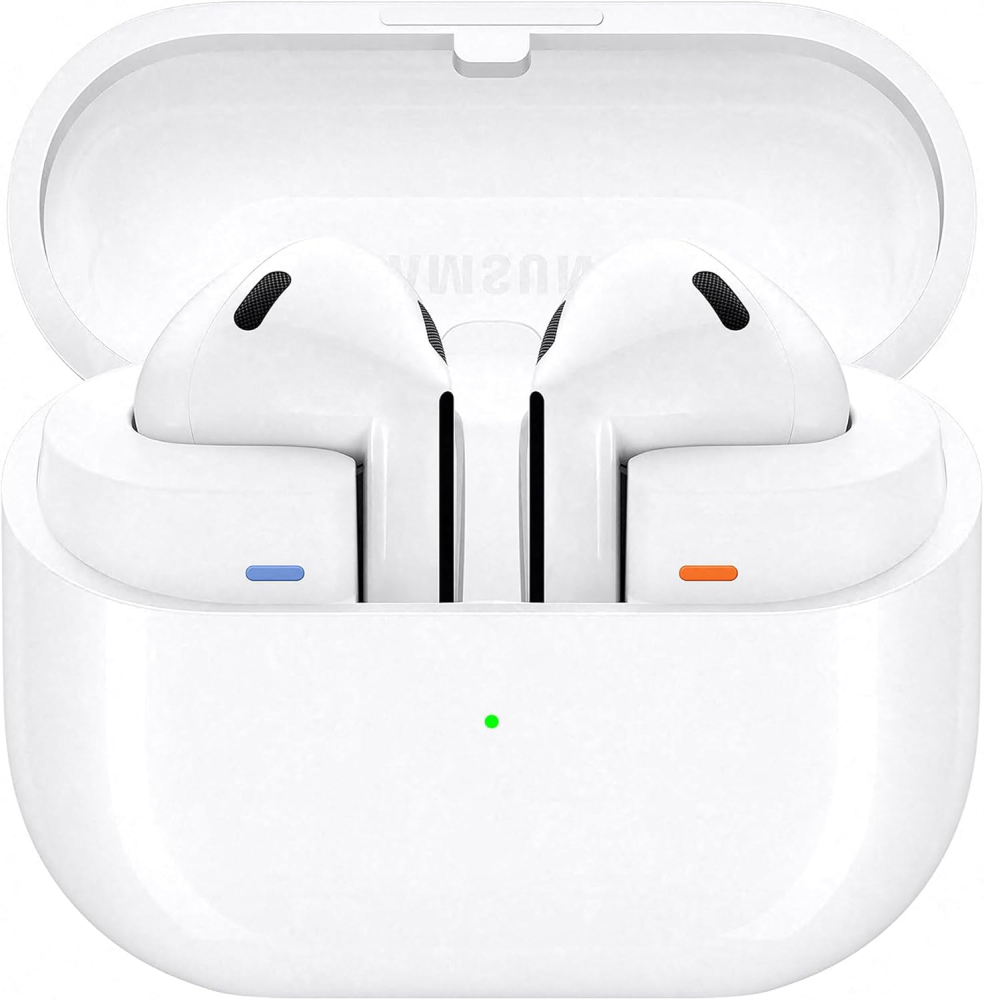 Samsung Galaxy Buds3 White with Galaxy AI, Wireless Earbuds, Noise Cancelling, Bluetooth, 360 Audio, 2 Year Extended Warranty (UK Version)