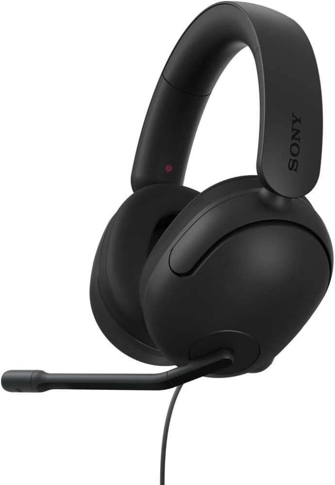 Sony INZONE H3 Wired Gaming Headset – PC/PS5, 360 Spatial Sound for Gaming, Lightweight 299g Design, Flip-to-Mute Boom Microphone, USB Audio Box for Custom EQ – Black