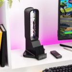 Paladone Fortnite 3-in-1 Headphone Stand and Tech Charging Station with Console Controller Cradle and 2 USB-C Ports, RGB Colour Changing Light Panel, Officially Licensed Gift for Gamers - Image 5