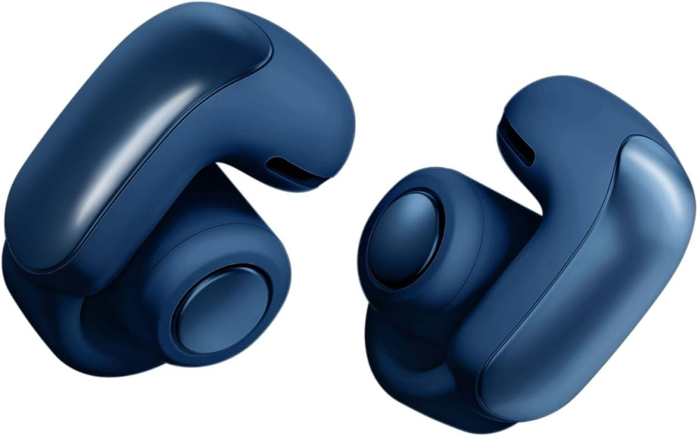 Bose Ultra Open Bluetooth Earbuds with OpenAudio Technology, Open Ear Wireless Earbuds, Up to 48 Hours of Battery Life, Lunar Blue - Limited Edition