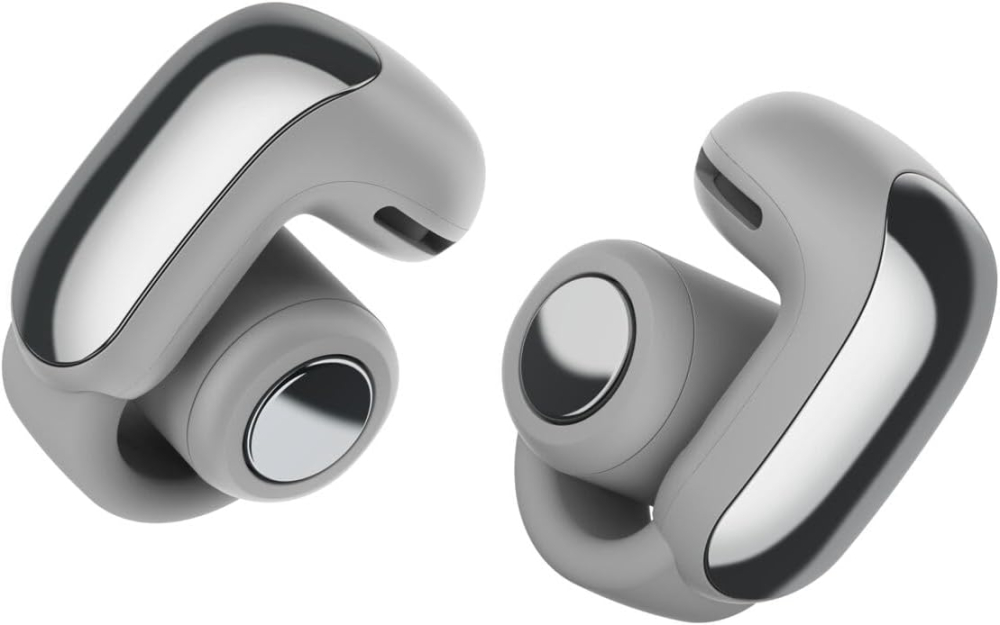 Bose Ultra Open Bluetooth Earbuds with OpenAudio Technology, Open Ear Wireless Earbuds, Up to 48 Hours of Battery Life, Moonlight Grey - Limited Edition