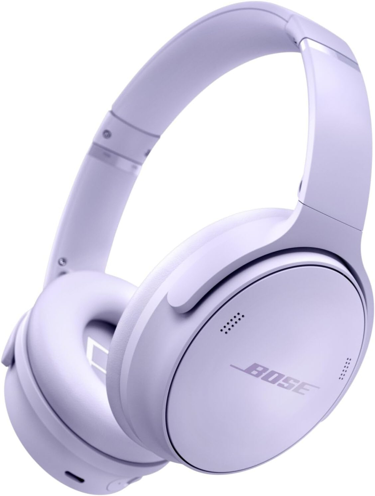 Bose QuietComfort Wireless Noise Cancelling Headphones, Bluetooth Over Ear Headphones with Up To 24 Hours of Battery Life, Chilled Lilac - Limited Edition