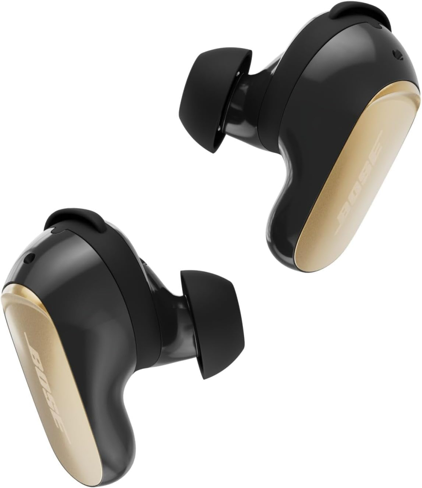 Bose New QuietComfort Ultra Bluetooth Earbuds (2nd Gen), Wireless Noise Cancelling earbuds, Up to 6 hours battery, IPX4 Rating, Immersive Audio, Deep Bass, Desert Gold - Limited Edition