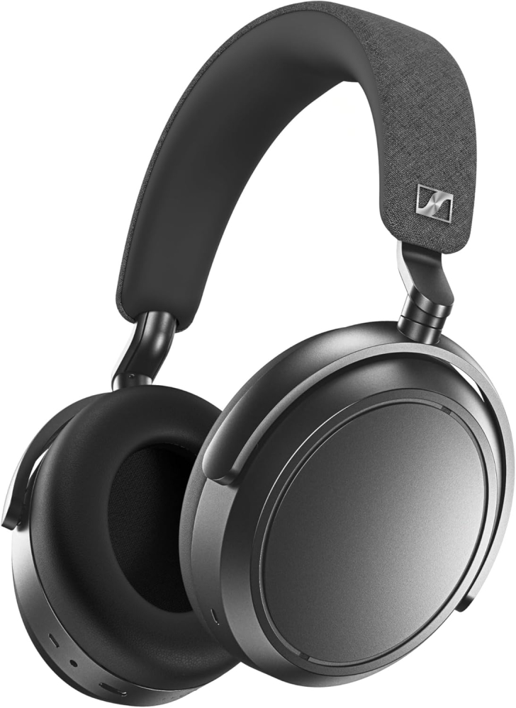 Sennheiser MOMENTUM 4 Wireless Noise Cancelling Headphones - Bluetooth Headset for Crystal-Clear Calls, Adaptive Noise Cancellation, Over-Ear Headphones, Up To 60HR Playtime, Folding Design, Graphite