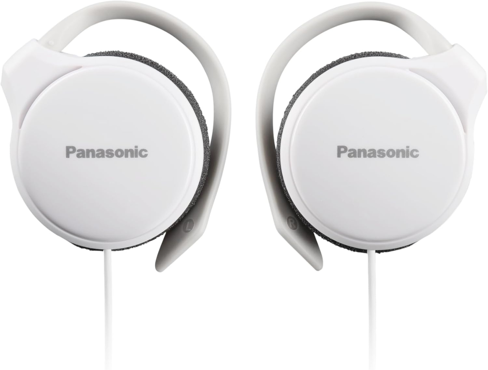 Panasonic RP-HS46E-W Slim Clip on Earphones - White