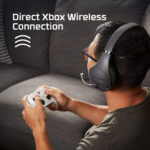 HyperX CloudX Stinger Core – Wireless Gaming Headset for Xbox Series X|S and Xbox One, Memory foam & Premium Leatherette Ear Cushions, Noise-Cancelling Microphone, Mic monitoring, Built-in chat mixer - Image 3
