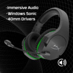 HyperX CloudX Stinger Core – Wireless Gaming Headset for Xbox Series X|S and Xbox One, Memory foam & Premium Leatherette Ear Cushions, Noise-Cancelling Microphone, Mic monitoring, Built-in chat mixer - Image 5