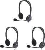 Logitech H111 Wired Headset, Stereo Headphones with Noise-Cancelling Microphone, 3.5 mm Audio Jack, PC/Mac/Laptop/Smartphone/Tablet - Black - Image 4
