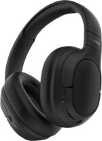 Belkin SoundForm Isolate Noise-Cancelling Wireless Headphones, over ear headphones with mic, Bluetooth headphones with 60H playtime, deep bass, CloudCushion ear cups for travel, home, office - Sand - Image 2