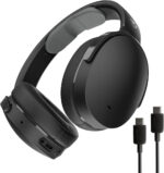 Skullcandy Hesh ANC Wireless Over-Ear Bluetooth Headphones with Extra USB-C Charging Cable, Active Noise Canceling, 22 Hrs Battery, Foldable Lightweight Design, Microphone iPhone Android - Mod White - Image 2